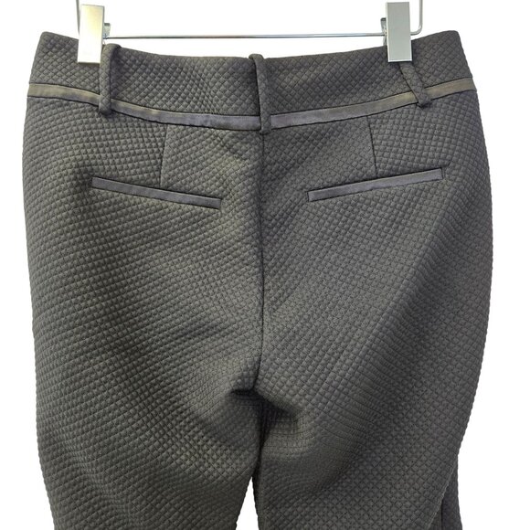 Loft Marisa Quilted Tuxedo Style Pants Size 4 - Picture 6 of 6